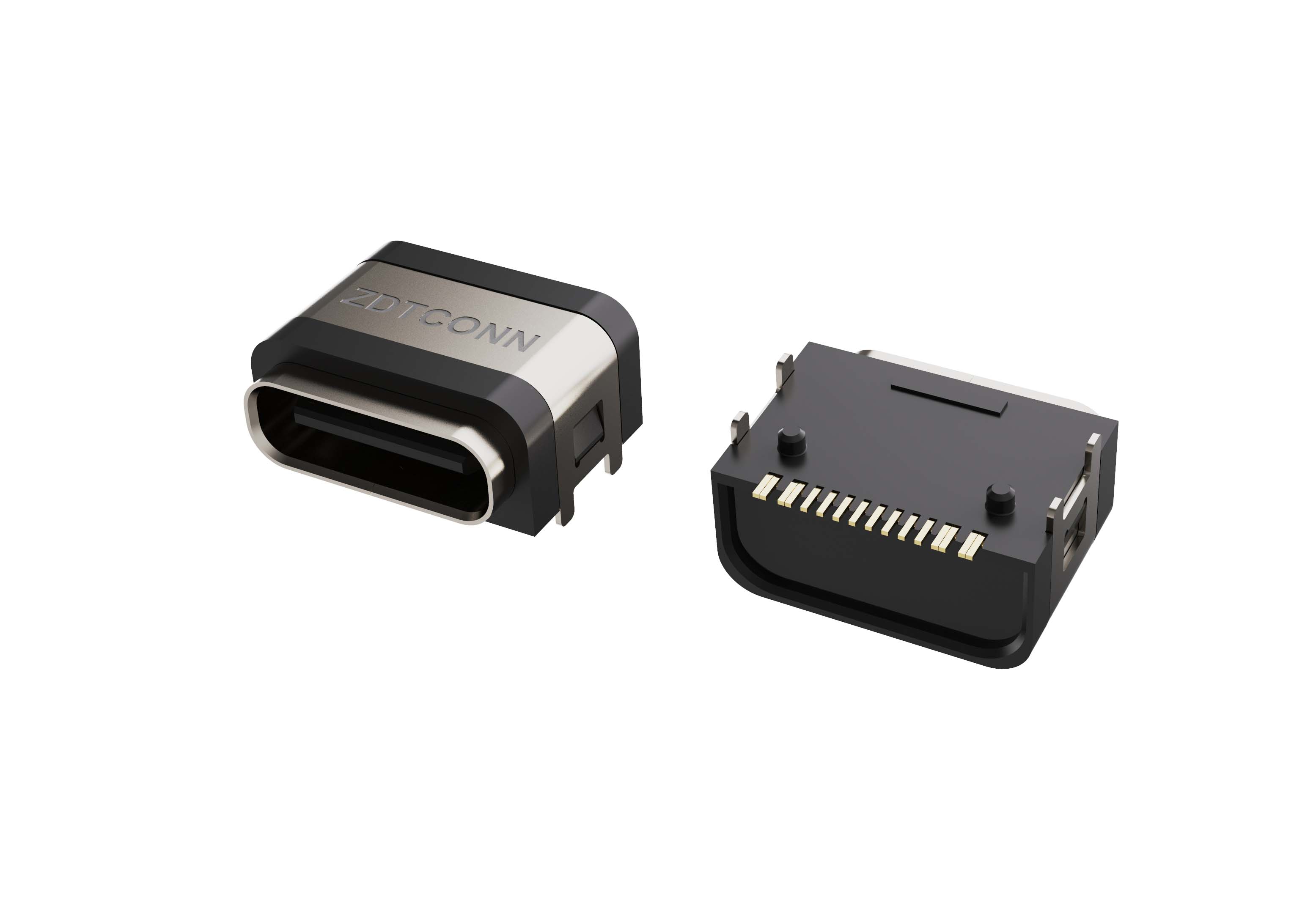 Type-C 16P防水板上CH=2.38