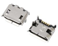 MICRO USB 5F B TYPE 四脚 DIP 7.20-6.60