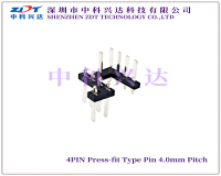 4PIN Press-fit Type Pin 4.0mm Pitch