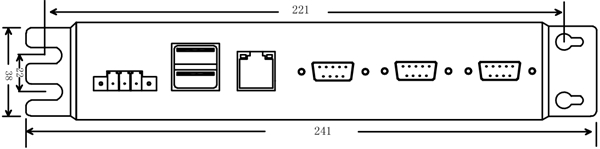 外形和开孔尺寸1