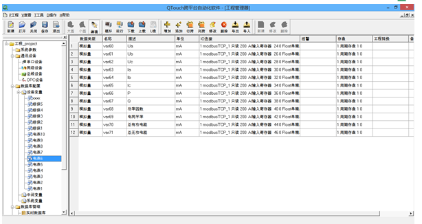 QTouch的数据系统